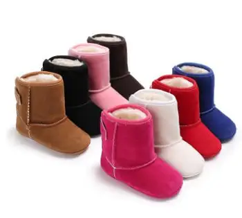 

Newborn winter baby boot infant toddler girls and boys keep warm shoes hard sole first walker moccasins cotton snow boots