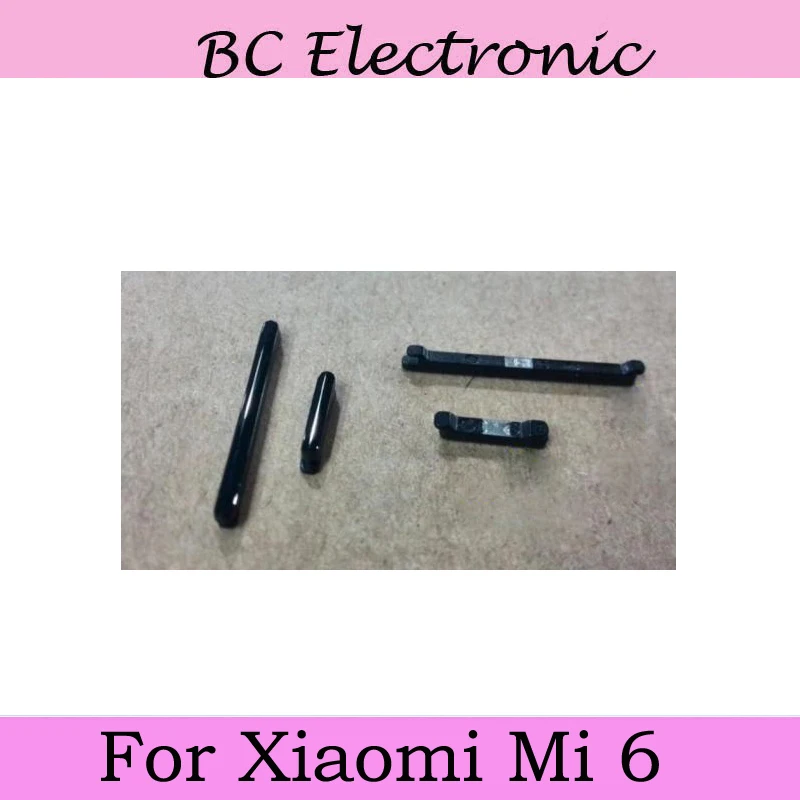 Side Button For Xiaomi Mi 6 Mi6 Power On Off Button + Volume Side Set Replacement Repair For Xiaomi Mi 6 Mi6