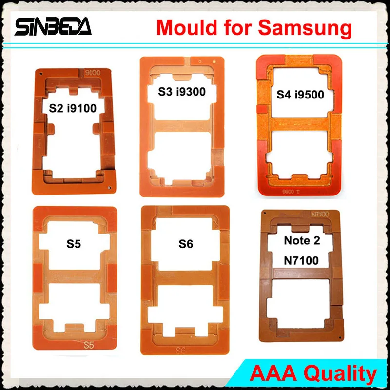 

Sinbeda LCD Outer Glass Repair Refurbishment Mould Mold For Samsung S2 I9100 S3 I9300 S4 I9500 S5 S6 Note 2 N7100 LCD Mould