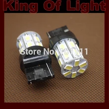 100x светодиодное освещение автомобиля 7440 20 светодиодный S SMD 5630 5730 T20 W21W 50smd поворота с дышащей сеткой; легкие