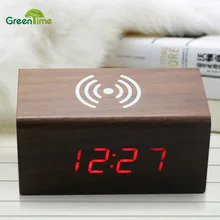 LED Display Digital clocks alarm clock Temperature Sounds Control activated Battery home decor table clocks despertador