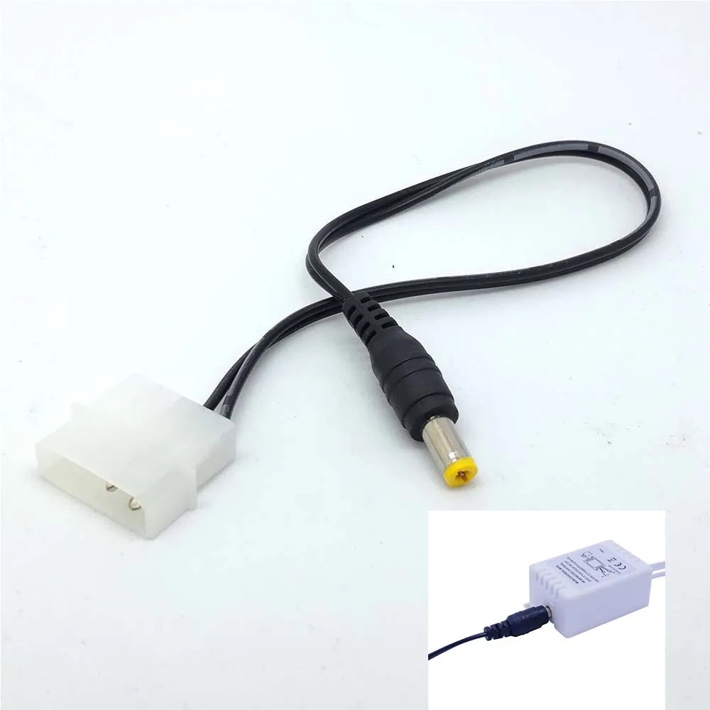 Новый шнур питания постоянного тока с 4 контактами Molex 5 мм x 2 1 12 В/2 а для