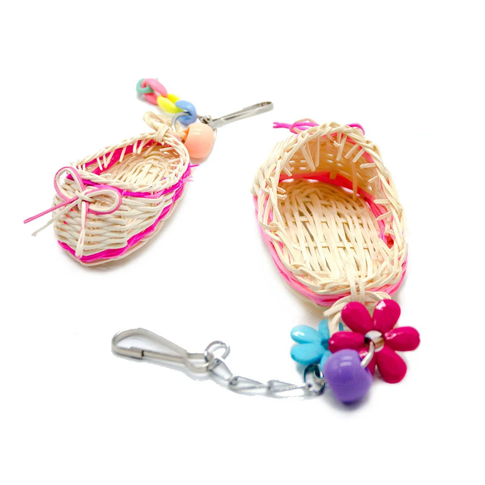 

Traumdeutung Bird Toys For Parrot Accessories Sandals Pet Supplies Cage Decoration Perch And Budgie Parakeet jouet perroquet