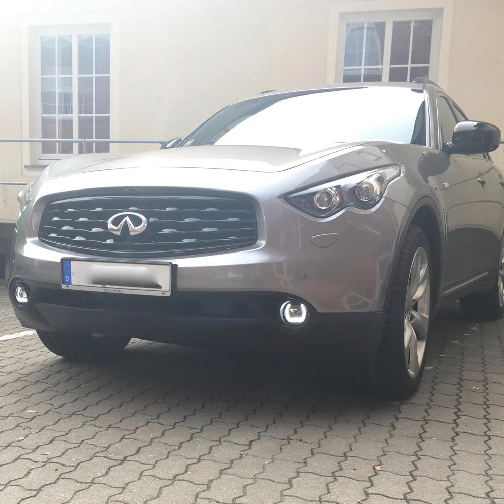 Дневные ходовые огни белые светодиодные лампы для Infiniti M37 M56 Q70 G25 G37 Q60 EX35 EX37 QX50 FX35