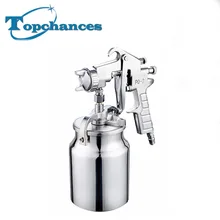 ВЫСОКОЕ КАЧЕСТВО Аэрограф пневматический распылитель пистолет 1000 мл Профессиональный распылитель сплав живопись распылитель инструменты с бункером для покраски автомобиля