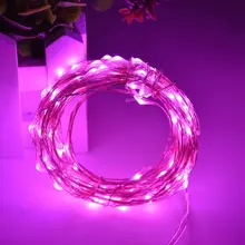 Светодиодные огни строки 10 м 32.8ft 100led 5 В USB открытый синий/белый/RGB Медный провод Рождественский фестиваль Свадебная вечеринка украшения