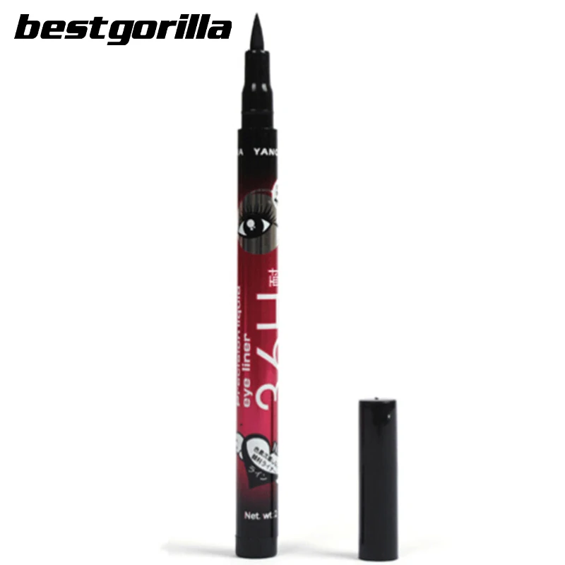1Pc Waterproof Black Eyeliner Liquid Eye Liner Pencil Pen Makeup Comestics Drop Shipping