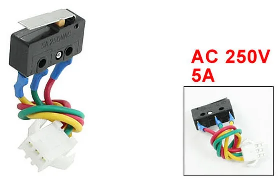 5A 250VAC 3 провода 1NO 1NC контроль зажигания Мгновенный газовый нагреватель микро
