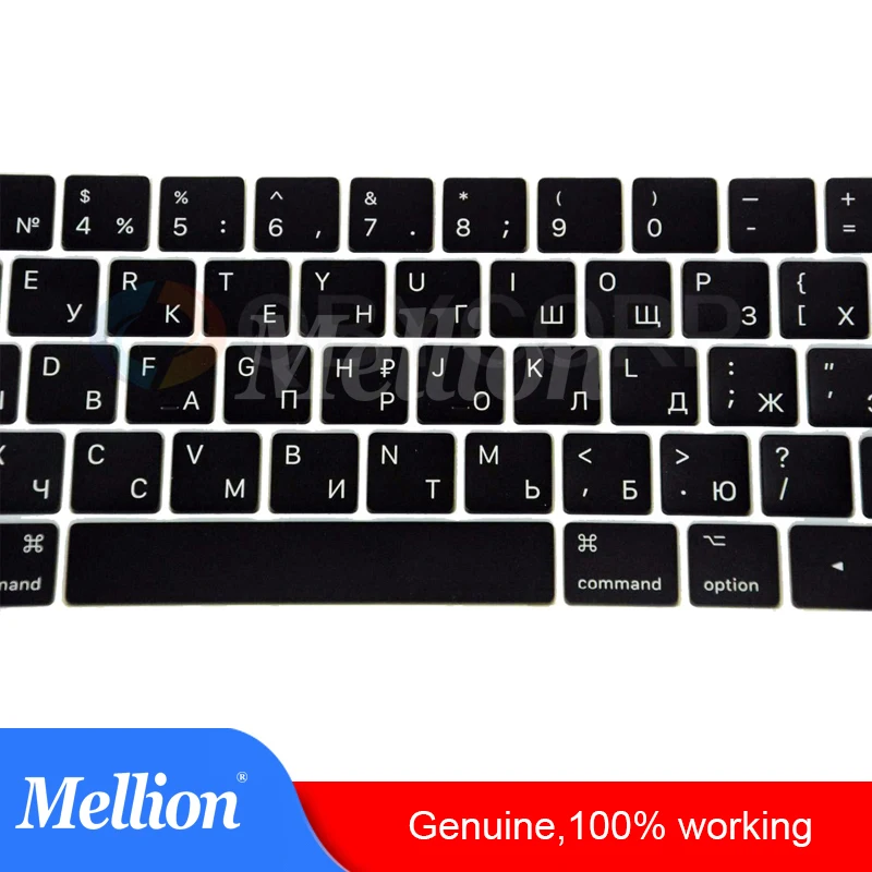 Оригинальные новые брелки для ноутбука RU для MacBook Pro retina 1" 15" A1989 A1990 Середина года Русская клавиатура