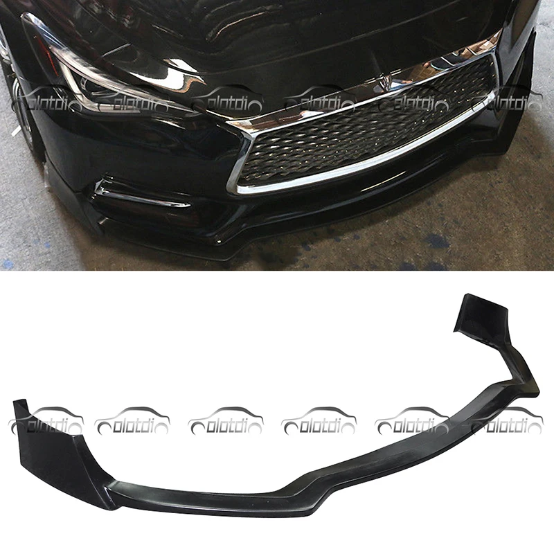 

for Infiniti Q60S 2017 Up H2 Style PU Material Front Lip Bumper SpoilerCar Styling Express Shipping
