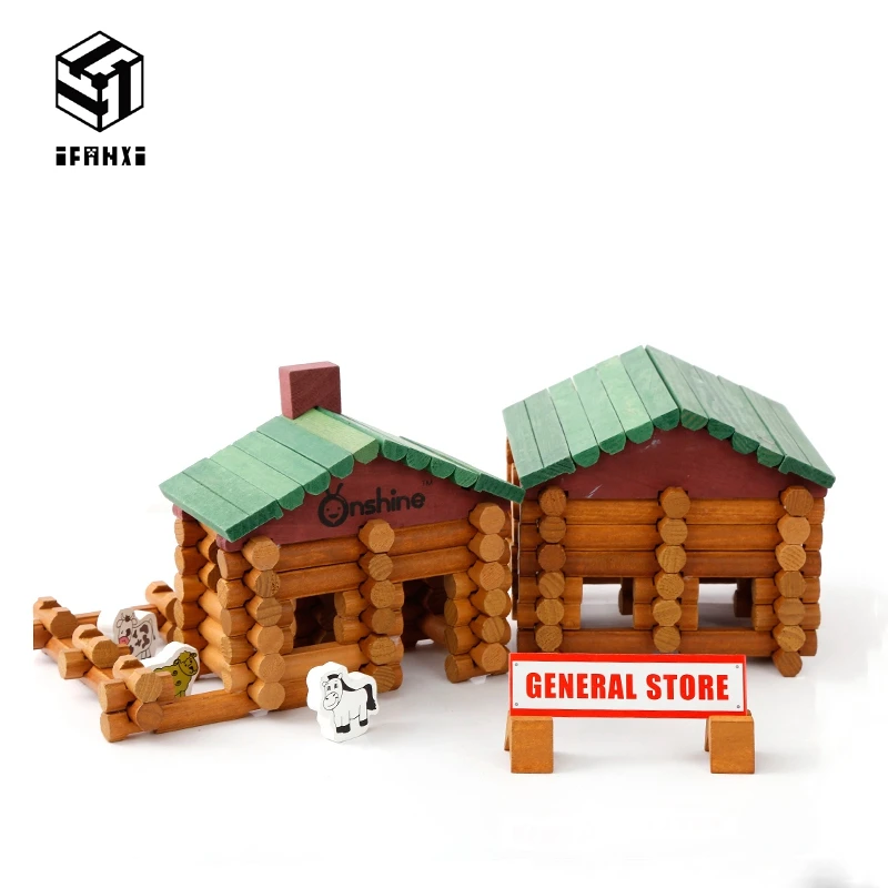 log cabin building blocks