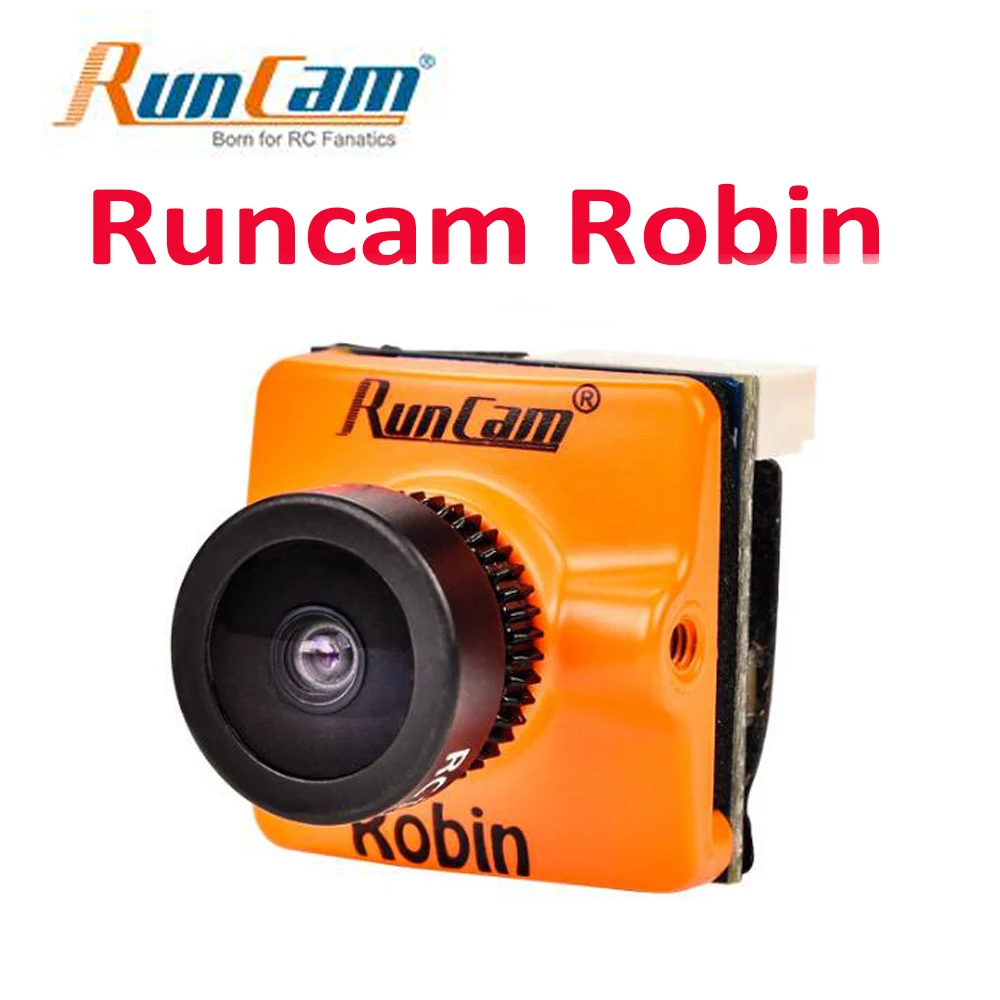 

Runcam Robin FPV Camera 700TVL DC5-36V 1/3" 120dB WDR CMOS with 1.8mm 2.1mm lens NTSC/PAL Switchable for RC FPV Racing Drone
