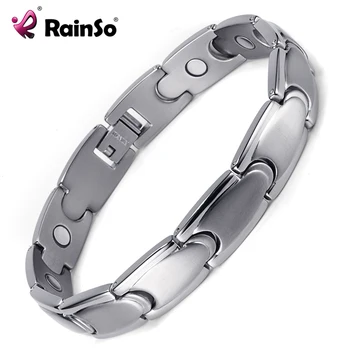 Health Care Magnetic Titanium Bracelets & Bangles for Men 1