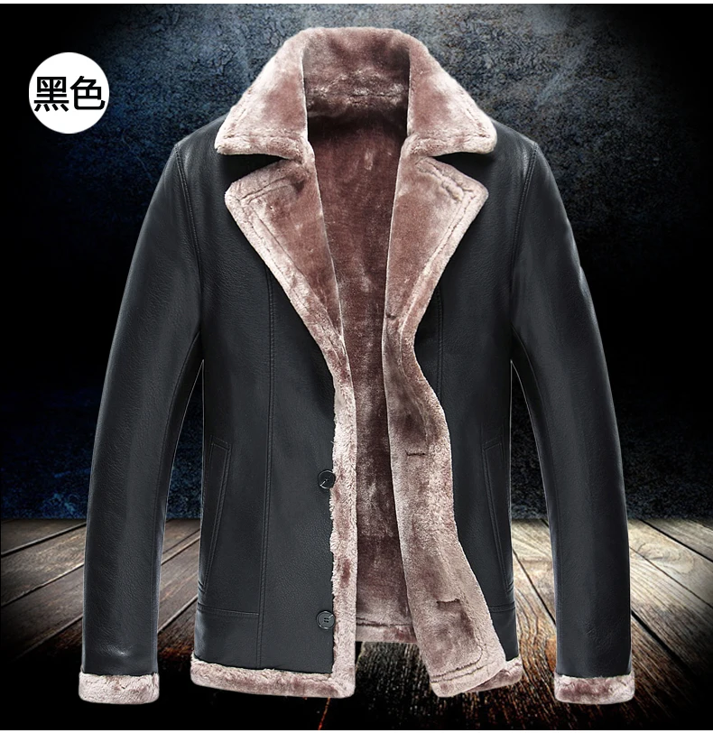 2018 зимние кожаные куртки Для мужчин модные пальто из искусственного меха Мужской Повседневная мотоциклетная кожаная куртка утепленная