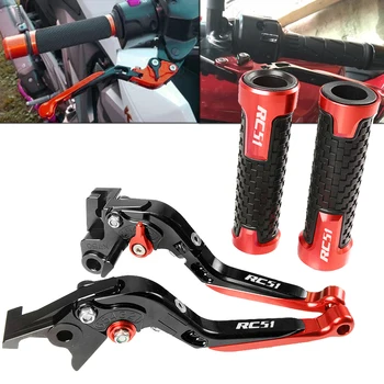 

Motorcycle Motorbike Brake Clutch Lever CNC Pivot Lever Handle Handlebar Grips set For Honda RC51 RC 51 2000-2006 2001 2002 2003