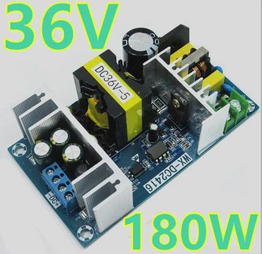 

AC Converter LED Driver  Industrial  power supply charger  DC 36V 5A 180W Regulated Transformer 40%off