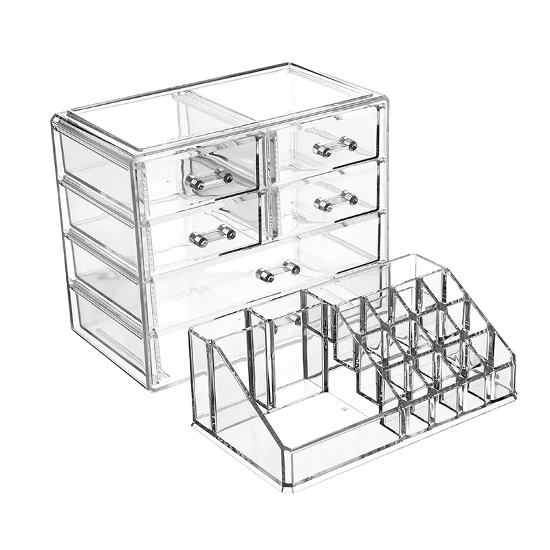 A1 прозрачный ящик для хранения косметики многослойный ящик для ухода за кожей отделочный комод губная помада коллекция LU10291843