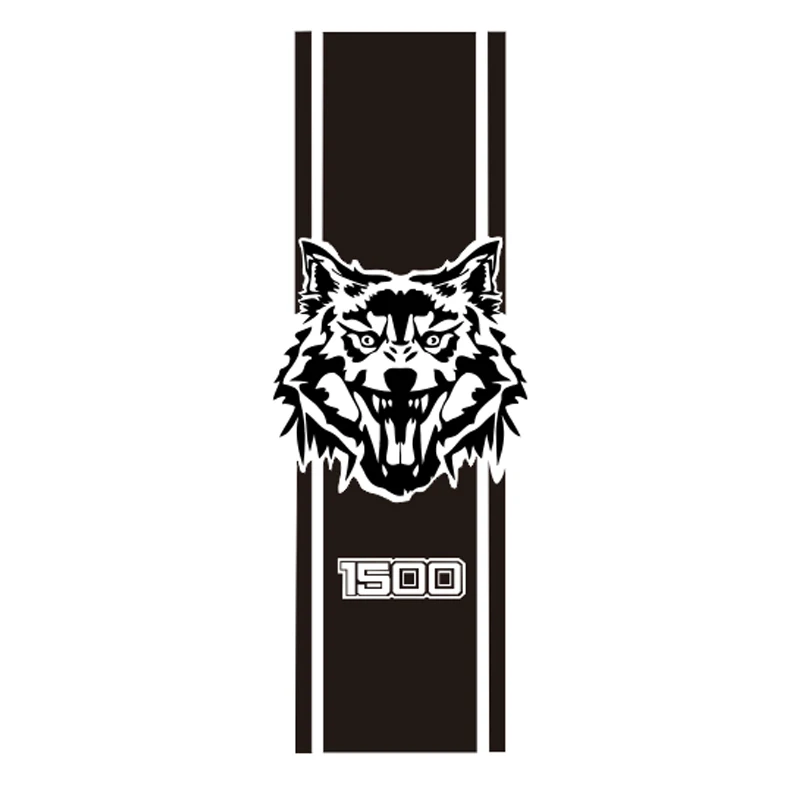 YONGXun-Gloss-Black-Wolf-Auto-Side-Skirt-Car-Sticker-Racing-Stripe-Side-Body-Garland-General-vehicle
