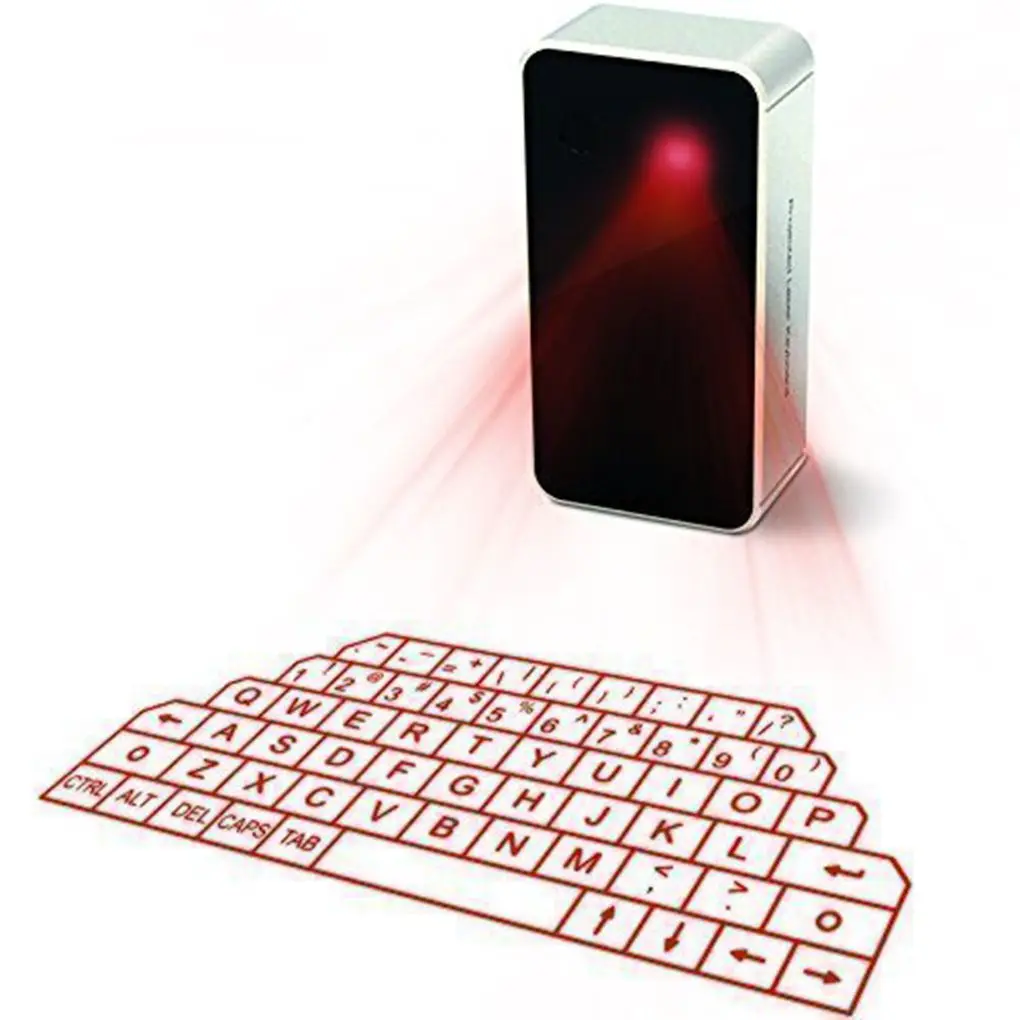 

Portable Mini Wireless Projection Virtual Bluetooth Keyboard Replacement for Smart Phone PC Tablet Laptop