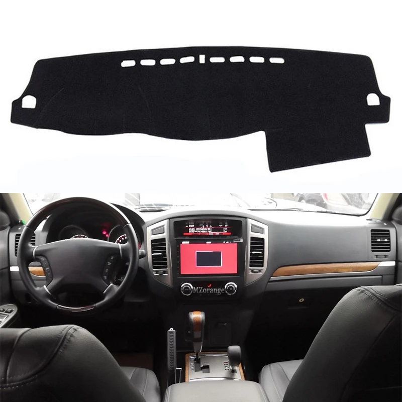 

Car Dashboard Cover For Mitsubishi Pajero Montero 2007-2015 2016 2017 Mat Protector Sun Shade Dashmat Board Pad Auto Accessories