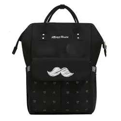 Disney мягкий подгузник сумки с USB бутылка изоляции рюкзак для кормления Многофункциональный Водонепроницаемый сумки для мамы Микки Маус