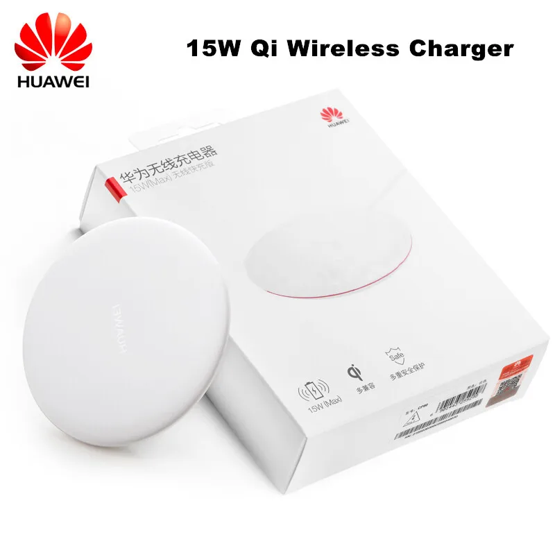 

Genuine Huawei CP60 Wireless Fast Charger 15WMax Qi Quick Charge desktop for P30pro Mate 20 pro RS iPhone 8 Plus X XS XR XSMAX