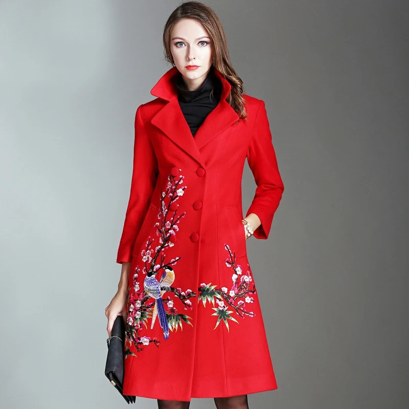 Женское длинное пальто с длинным рукавом и отложным воротником|women long coat|long coatslim