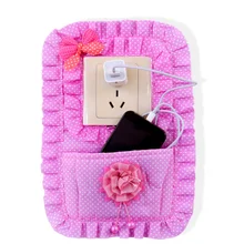 Творческая наклейка наклейки на выключатель с зарядным карманом для телефона наборы гнезд мобильный телефон ключ сумка украшения для дома