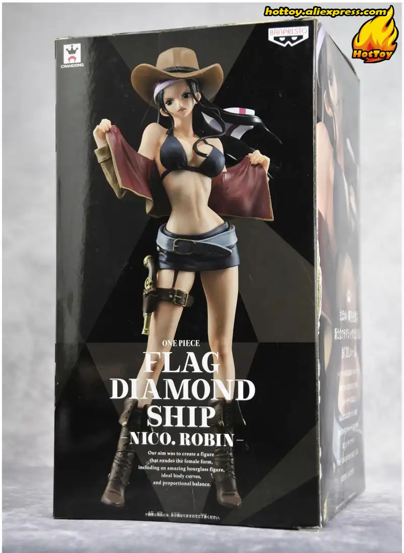 100 Original Banpresto Flag Diamond Ship Fds Collection Figure Nico Robin From One Piece Action Figures Aliexpress