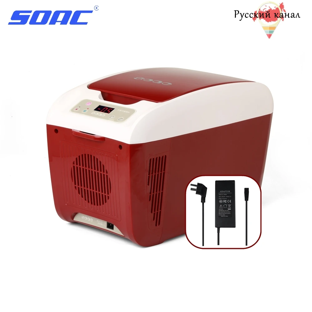 

Cheap Auto Fridge Small Size Portable Cooler Warmer Car Supply Wine Drinks ABS Quality Double Use at Home and for Travel CR-082P