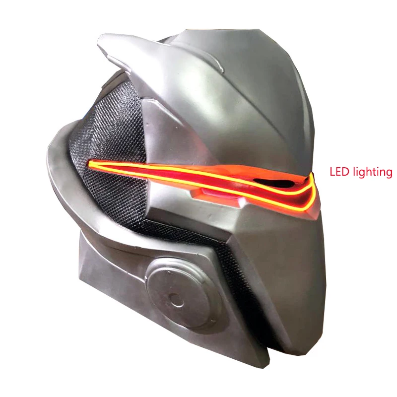 

Omega Forgetting Game Adult Children Latex Masks Halloween LED Light Helmet Mask Cosplay Masks Adornments Props