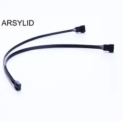 ARSYLID кабель-конвертер 4pin 1 до 2 Поддержка ШИМ удлинитель для вентилятора 30 см RoHS