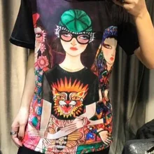 Fengguilai лидер продаж; Новинка Мода Т-рубашки популярный бренд моды Дизайн вечерние Стиль Для женщин 'S Костюмы