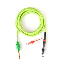 Поставка татуировки высокого класса многоцветные 1 шт. 1,8 м медный зажим шнур для тату-машины Электропитание