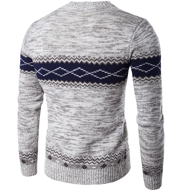 2017 eisure Ukraine chandail Cotton male Men Sweater pulls slim colors ...