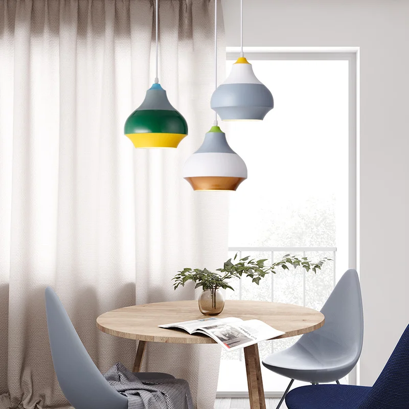 Modern Nordic Pendant Light Indoor Hanging Drop Light Contemporary Suspension Pendant Lamp Restaurant Dining Pendant Light (4)