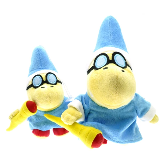 

Super Mario Bros Part 3 Plush 7''/11'' Blue Kamek Magikoopa Plush Toys Soft Stuffed Toys Doll Figures Toy for Children Gifts