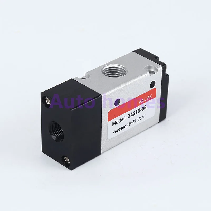 3A210-06/3A220-06/3A210-08/3A220-08 порт 1/" 1/4" Пневматический электромагнитный клапан 3/2 способ управления