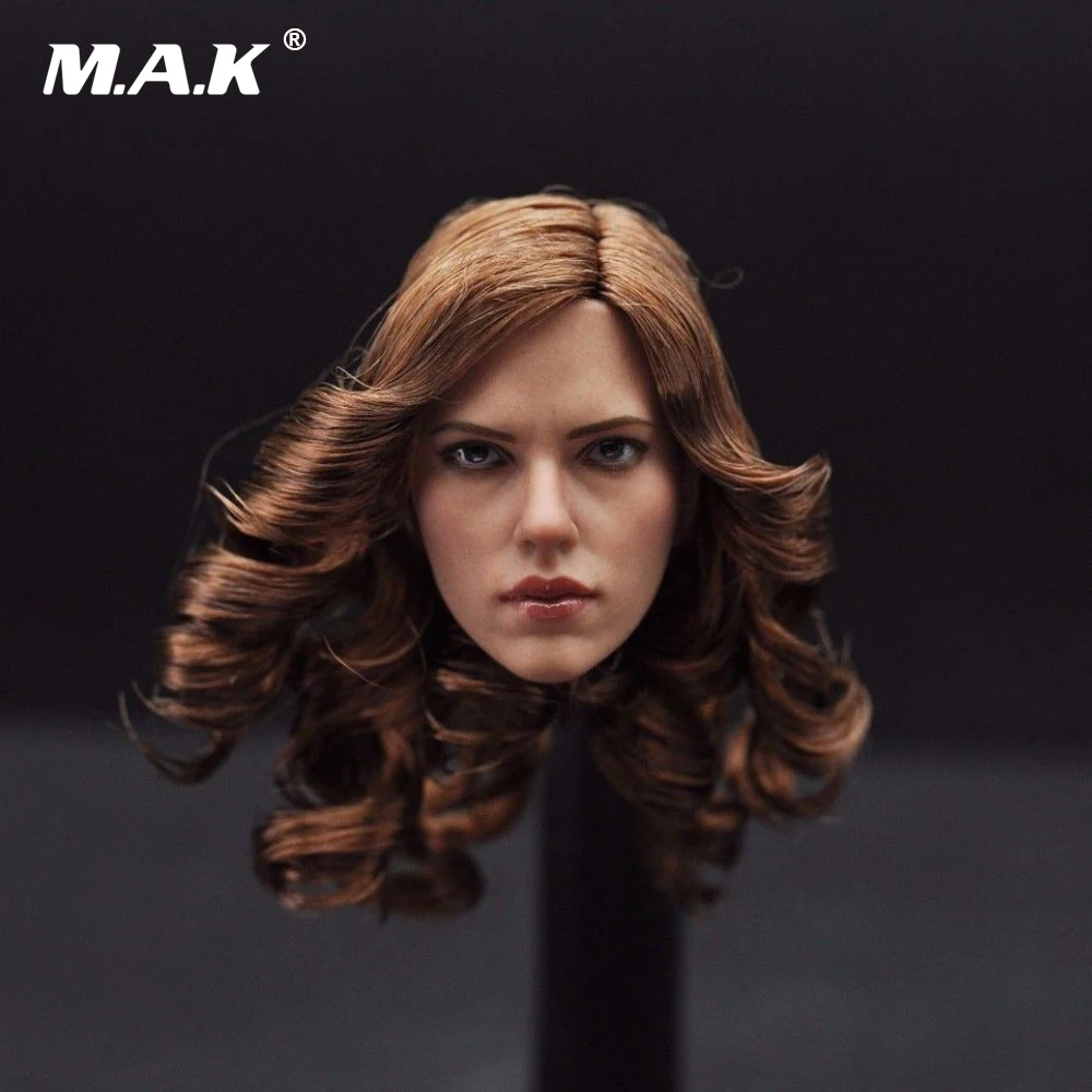 1//6 Girl Head Sculpt Carved Model Cute Female Toy for 12/" Action Figure Body