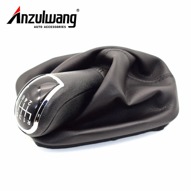 

For SKODA FABIA I MK1 1999 2000 2001 2002 2003 2004 2005 2006 2007 6 SPEED GEAR SHIFT STICK KNOB BLACK 6Y0711113HJTZ