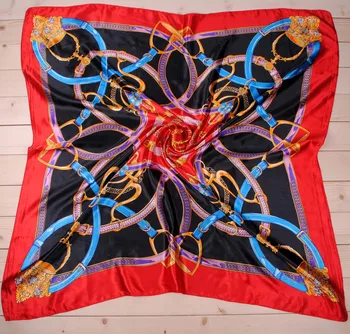 

Luxury Flower Pattern Women Scarves Silk Scarf Retro Floral Shawl Scarf For Ladies Soft High Quality Satin Neckerchief Wholesale