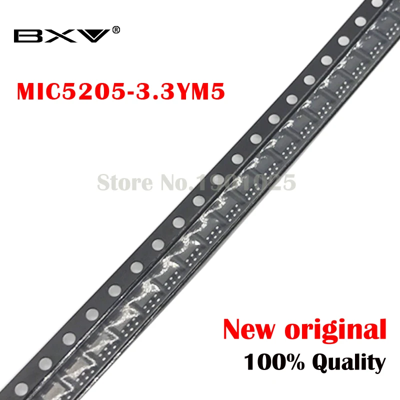 

10PCS MIC5205 SOT MIC5205-3.3YM5 SOT23-5 original IC Free Shipping