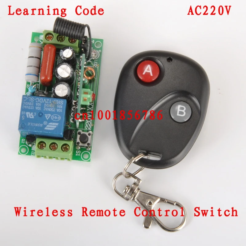 

Wireless Remote Control Switch 220V 1CH Lighting Switches Remote ON OFF Light Lamp SMD Power Remote Switch System 315/433.92MHZ