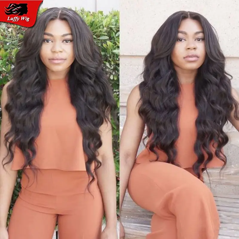 Glueless full lace 4*4 silk top base high quality human hair wigs body wave lace front Brazilian