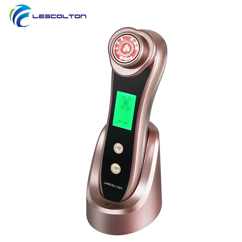 

LESCOLTON 5 in 1 RF&EMS Mesotherapy Electroporation Photon Skin Care Powered Facial Cleansing Devices Wrinkle Remover