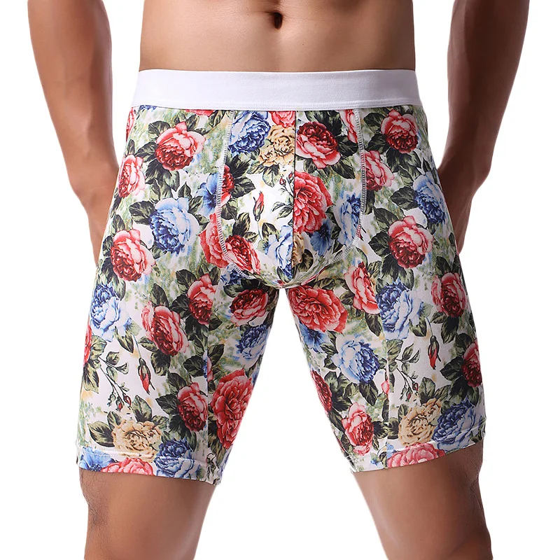 

Men Underwear Boxers Comfortable Long Boxers Men Underwear Printing Shorts Panties Boxer Men Calzoncillos Hombre Boxershort