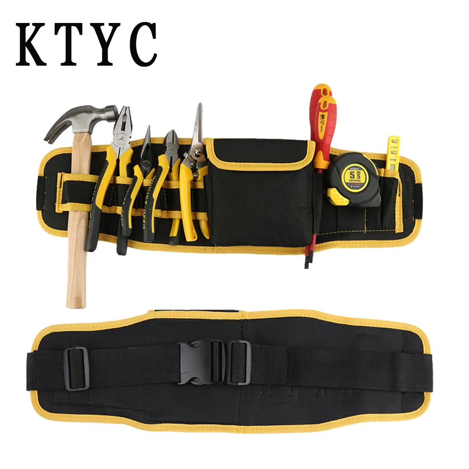 

KTYC Multifunctional Waist Belt Electrician Waterproof Oxford Tools Kit Pockets Tools Bag