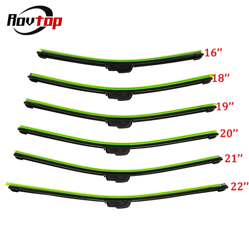 

Universal U-type Soft Frameless Car Windshield Wiper Bracketless Rubber Blade 16'' 18'' 19'' 20'' 21'' 22'' Car Styling