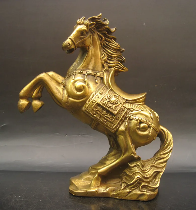 

wholesale bronze factory Copper horse decoration business gift