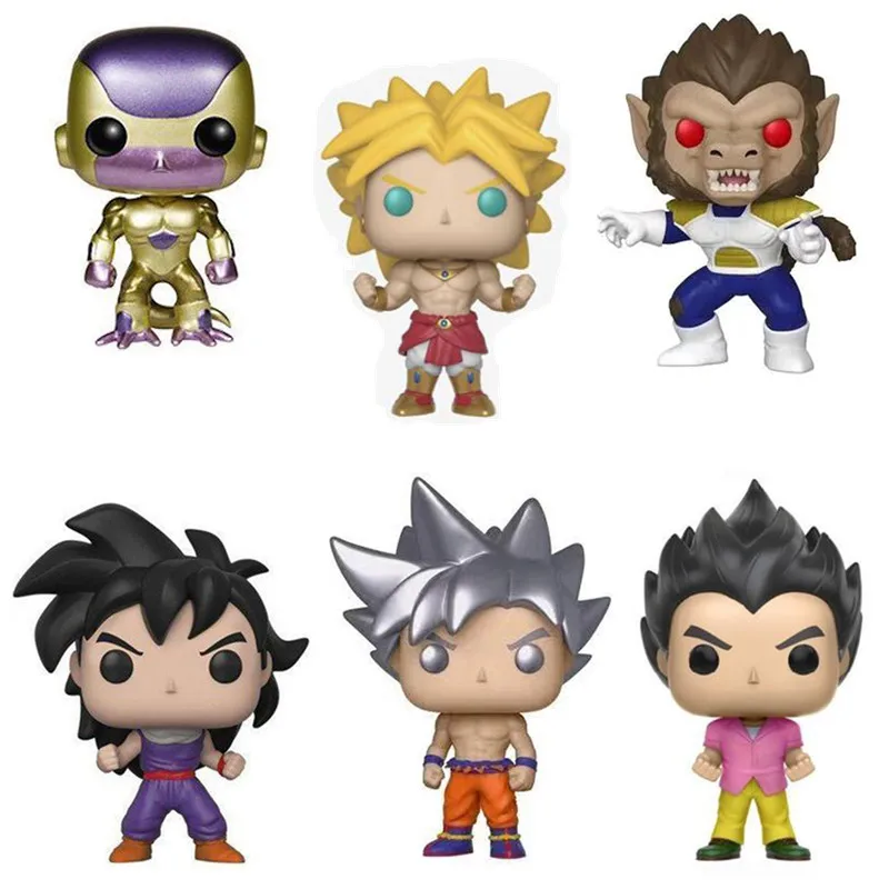 

High-quality Dragon Ball Goku God Super Saiyan Broly Great Pea Vegeta Gohan Action Figure Collectible Model Toy